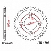 Звезда задняя JT JTR1798.47