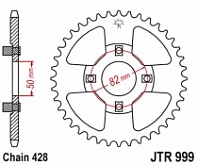 Звезда задняя JT JTR999.45