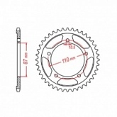 Звезда задняя MTX Parts 11-01D-39