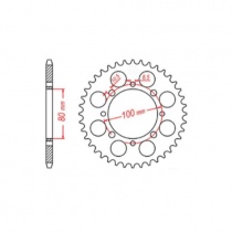 Звезда задняя MTX Parts 11-113-41