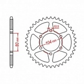 Звезда задняя MTX Parts 11-163-43