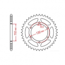 Звезда задняя MTX Parts 11-192-41