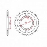 Звезда задняя MTX Parts 11-305-46