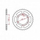 Звезда задняя MTX Parts 11-305-46