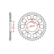 Звезда задняя MTX Parts 11-33C-48