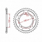 Звезда задняя MTX Parts 11-35F-41