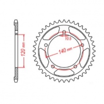 Звезда задняя MTX Parts 11-35F-41