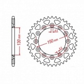 Звезда задняя MTX Parts 11-428/2-41