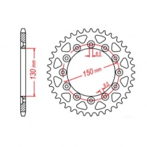 Звезда задняя MTX Parts 11-428/2-41