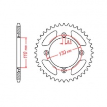 Звезда задняя MTX Parts 11-4GC-49
