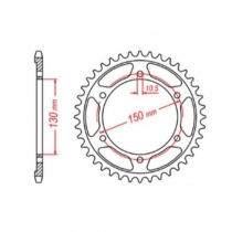 Звезда задняя MTX Parts 11-4NX-42
