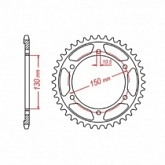 Звезда задняя MTX Parts 11-4NX-46