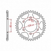 Звезда задняя MTX Parts 11-503-41