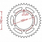 Звезда задняя MTX Parts 11-HY2-44