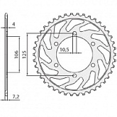 Звезда задняя Sunstar 1-4448-49
