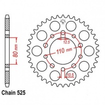 Звезда задняя CHT JTM4350.36