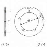 Звезда задняя Esjot 20-0274.42