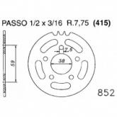 Звезда задняя Esjot 20-0852.45