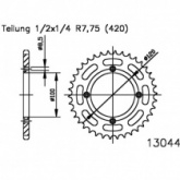 Звезда задняя Esjot 50-13044.51
