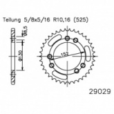 Звезда задняя Esjot 50-29029-41