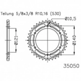 Звезда задняя Esjot 50-35050-40