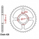 Звезда задняя JR RMT241.45