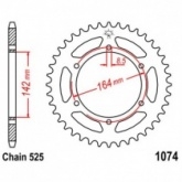 Звезда задняя JT JTR1074.44