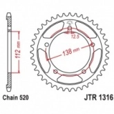 Звезда задняя JT JTR1316.39