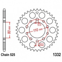 Звезда задняя JT JTR1332.38
