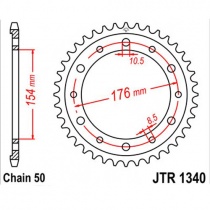 Звезда задняя JT JTR1340.43