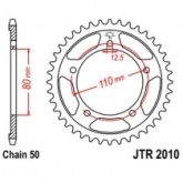 Звезда задняя JT JTR2010.44