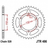 Звезда задняя JT JTR486.45