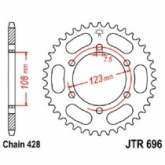 Звезда задняя JT JTR696.43