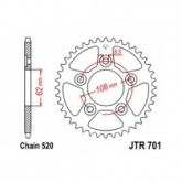 Звезда задняя JT JTR701.38