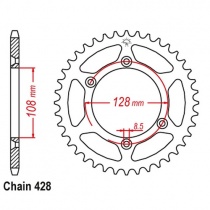 Звезда задняя JT JTR797.57