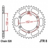 Звезда задняя JT JTR8.48