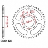 Звезда задняя JT JTR802.41