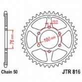 Звезда задняя JT JTR816.45 Black