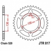 Звезда задняя JT JTR817.46