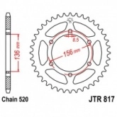 Звезда задняя JT JTR817.46
