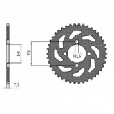Звезда задняя Sunstar 1-2044-42