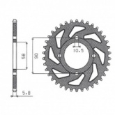 Звезда задняя Sunstar 1-3079-41