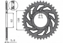Звезда задняя Sunstar 1-3100-43