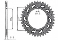 Звезда задняя Sunstar 1-3430-44