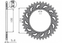 Звезда задняя Sunstar 1-3435-48
