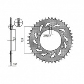 Звезда задняя Sunstar 1-3565-45