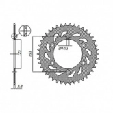 Звезда задняя Sunstar 1-3565-45
