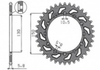 Звезда задняя Sunstar 1-3612-47