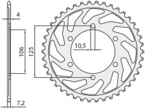 Звезда задняя Sunstar 1-4448-50