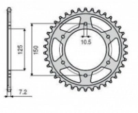 Звезда задняя Sunstar 1-4553-44